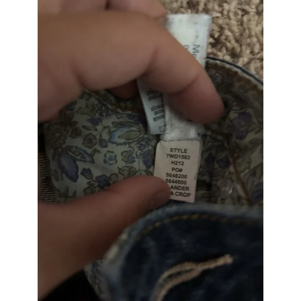 Lucky Brand Vintage Crop Jean  Size 8 /29